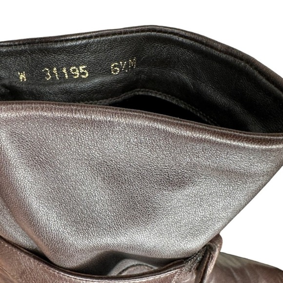 Stuart Weitzman Brown Leather Boots - Picture 6 of 7